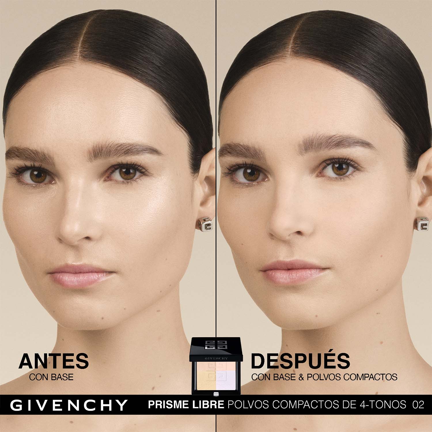 PRISME LIBRE PRESSED POWDER 4 TONO POLVO FIJADOR MATIFICANTE Y DIFUMINADOR DE ACABADO MATE DE LARGA DURACIÓN (POLVO MATIFICADOR PARA ROSTRO)